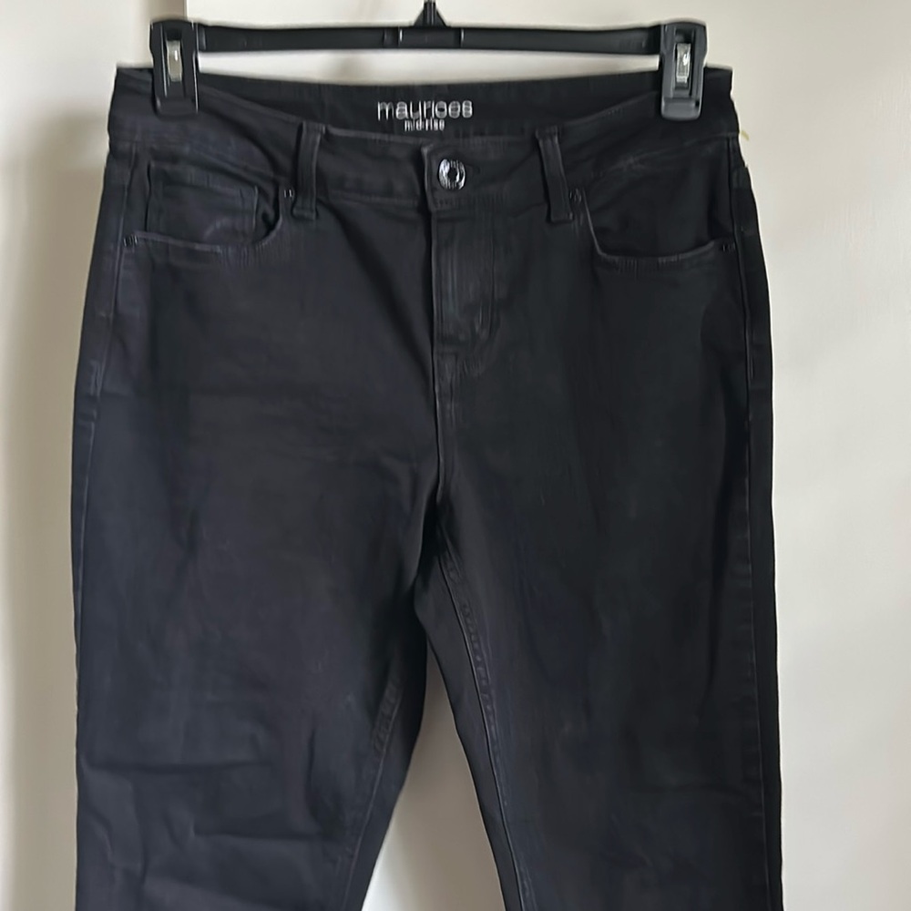 Maurices Mid-Rise Black Jeans Size 10 REG